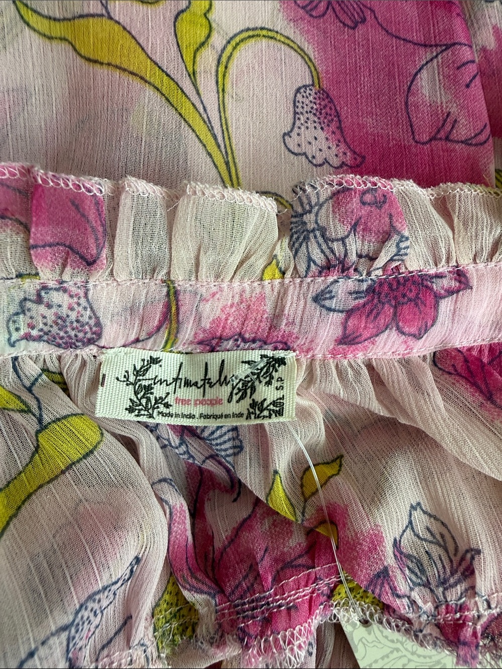 Pink Floral Ruffle Sundress - Picture 10 of 10